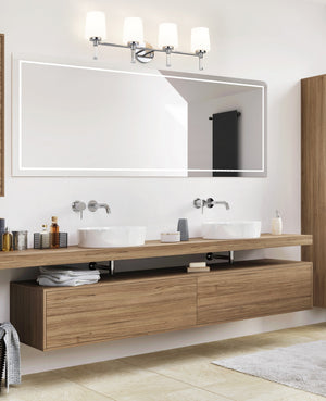 Z-Lite - 7700-4V-CH - Four Light Vanity - Henri - Chrome