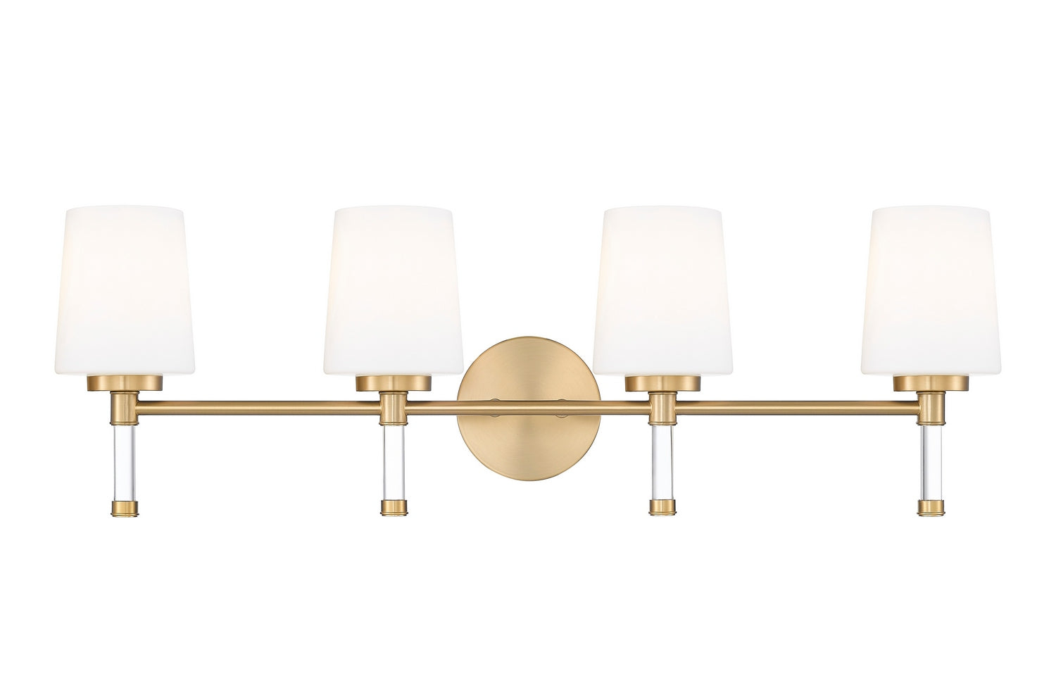 Z-Lite - 7700-4V-MGLD - Four Light Vanity - Henri - Modern Gold