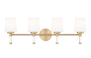 Z-Lite - 7700-4V-MGLD - Four Light Vanity - Henri - Modern Gold