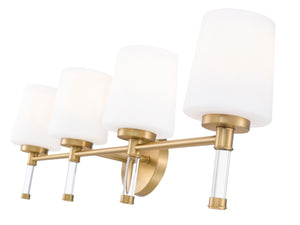 Z-Lite - 7700-4V-MGLD - Four Light Vanity - Henri - Modern Gold