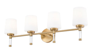 Z-Lite - 7700-4V-MGLD - Four Light Vanity - Henri - Modern Gold