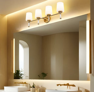 Z-Lite - 7700-4V-MGLD - Four Light Vanity - Henri - Modern Gold