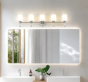 Z-Lite - 7700-5V-BN - Five Light Vanity - Henri - Brushed Nickel