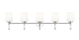 Z-Lite - 7700-5V-CH - Five Light Vanity - Henri - Chrome