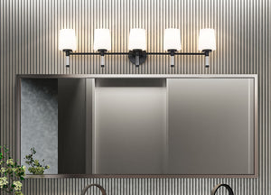 Z-Lite - 7700-5V-MB - Five Light Vanity - Henri - Matte Black