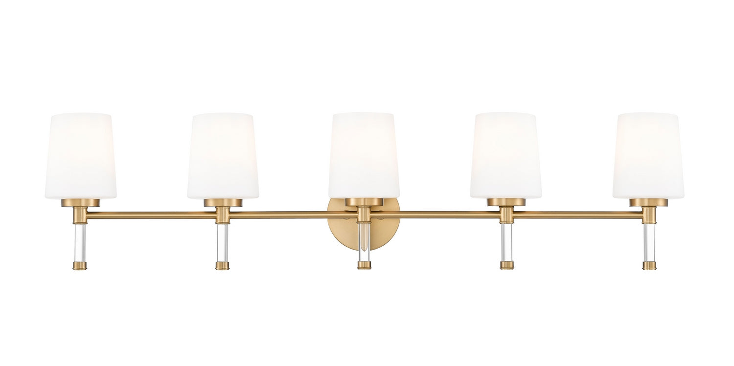 Z-Lite - 7700-5V-MGLD - Five Light Vanity - Henri - Modern Gold