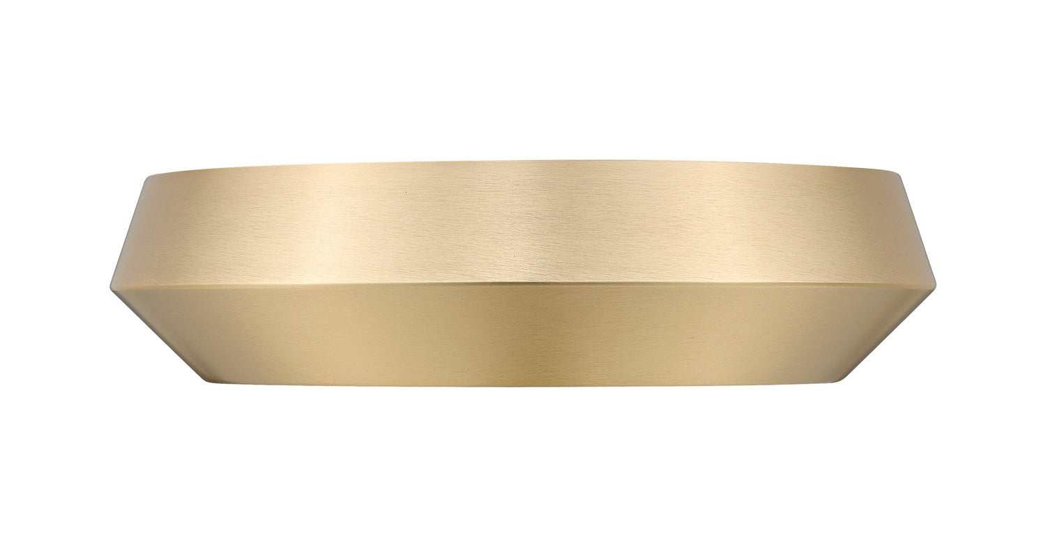 Z-Lite - 7701F12-MGLD-LED - LED Flush Mount - Quasars - Modern Gold