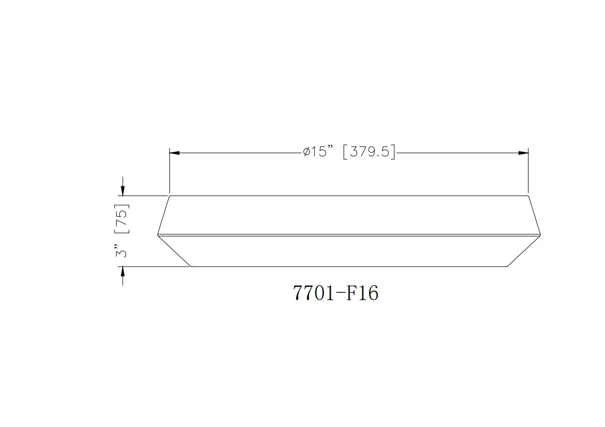 Z-Lite - 7701F16-BN-LED - LED Flush Mount - Quasars - Brushed Nickel