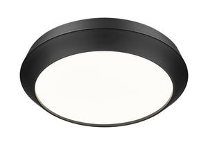 Z-Lite - 7701F16-MB-LED - LED Flush Mount - Quasars - Matte Black