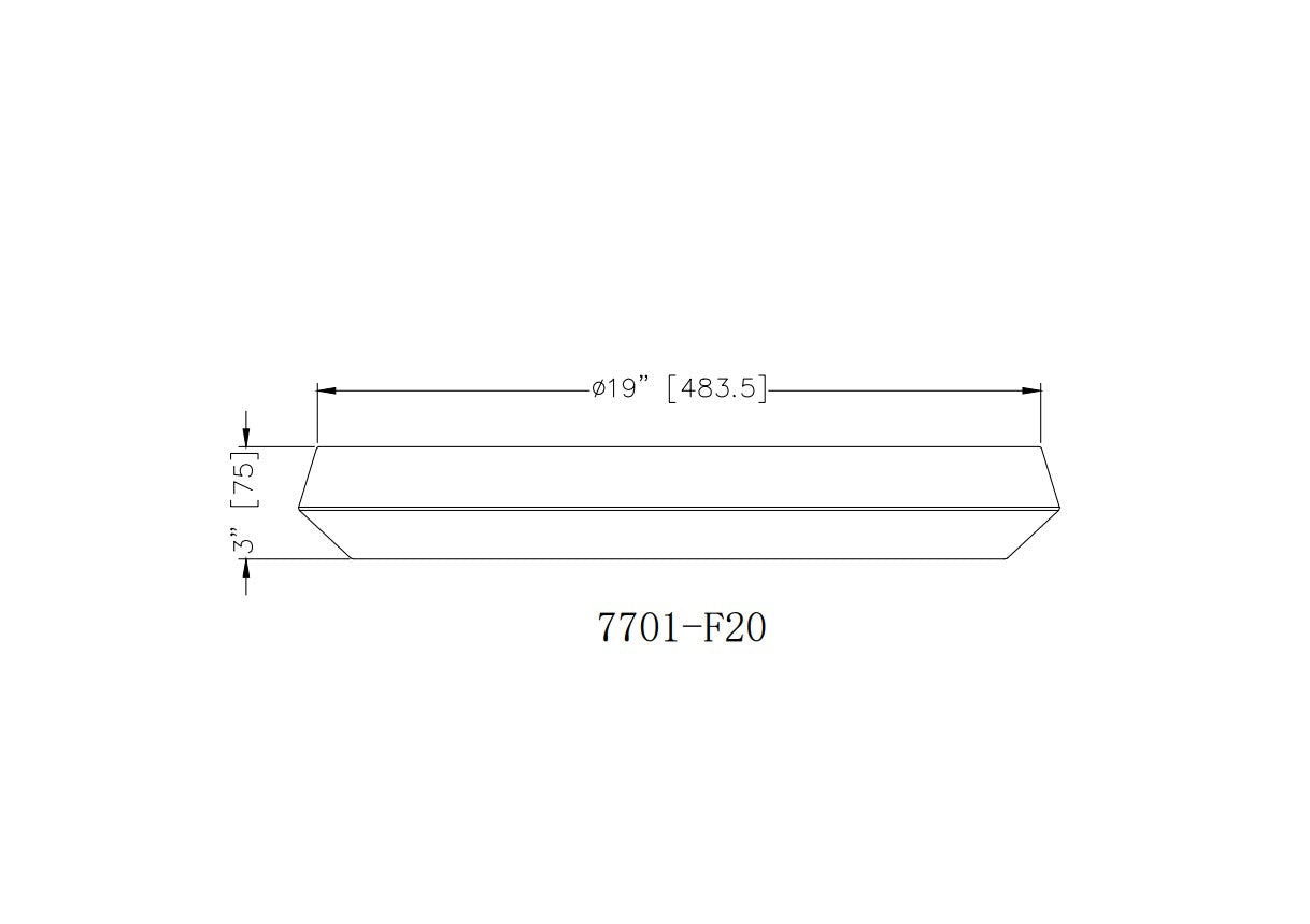 Z-Lite - 7701F20-BN-LED - LED Flush Mount - Quasars - Brushed Nickel