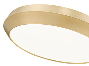 Z-Lite - 7701F20-MGLD-LED - LED Flush Mount - Quasars - Modern Gold