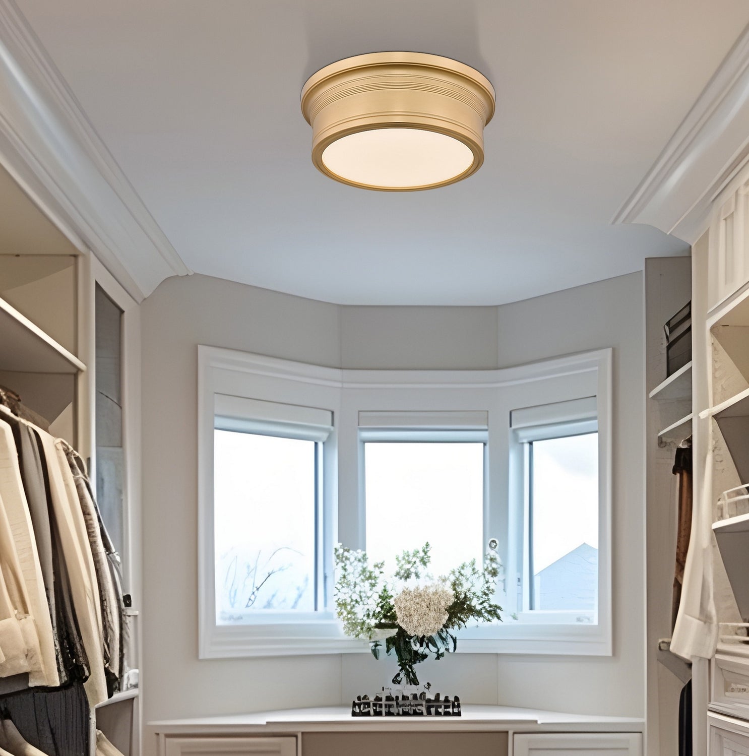 Z-Lite - 7702F12-MGLD-LED - LED Flush Mount - Bentley - Modern Gold