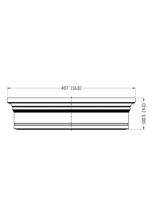 Z-Lite - 7702F16-MB-LED - LED Flush Mount - Bentley - Matte Black