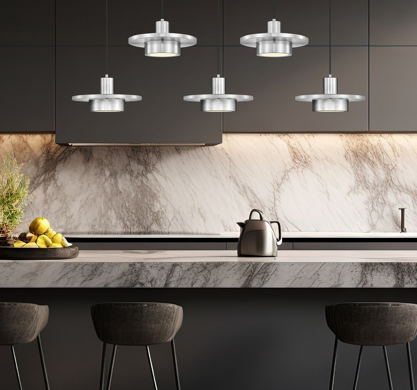 Z-Lite - 829P12-5L-BN-LED - LED Linear Chandelier - Ludo - Brushed Nickel