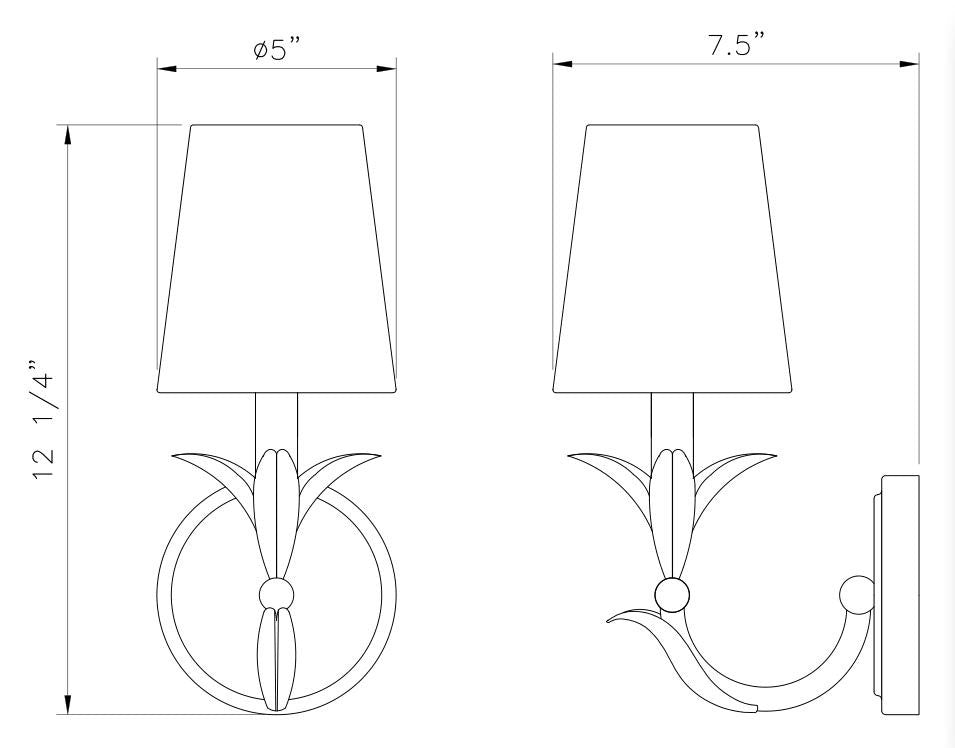 Z-Lite - 830-1S-TXWH - One Light Wall Sconce - Aslin - Textured White