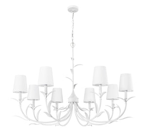 Z-Lite - 830-42TXWH - Eight Light Chandelier - Aslin - Textured White