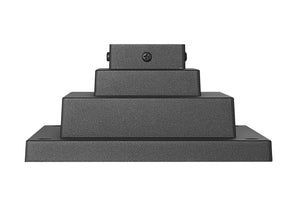 Z-Lite - LSQPM-BK - Outdoor Pier Mount - Pier Mounts - Sand Black