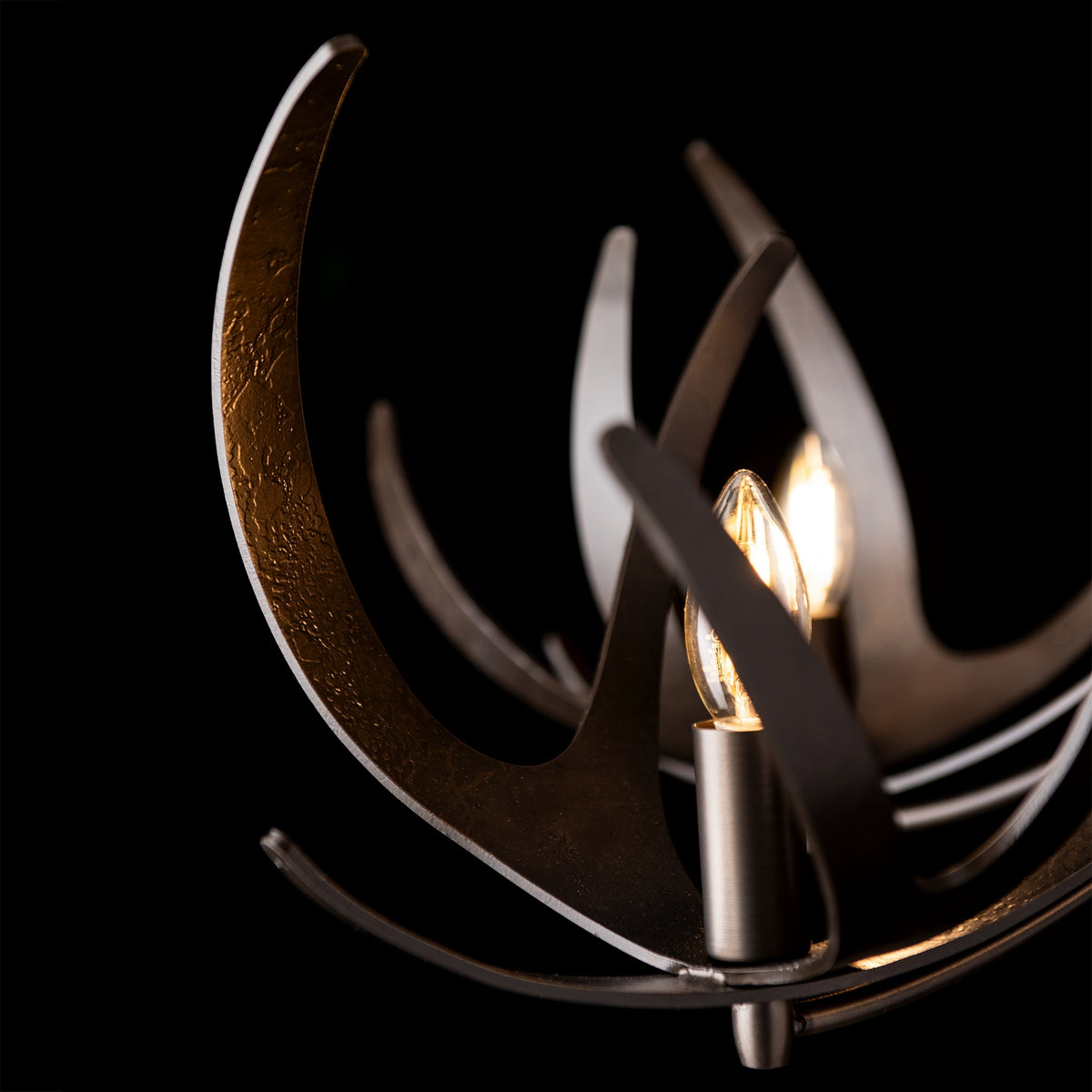 Hubbardton Forge - 101325-SKT-07 - Caribou 5-Light Chandelier - Caribou - Dark Smoke