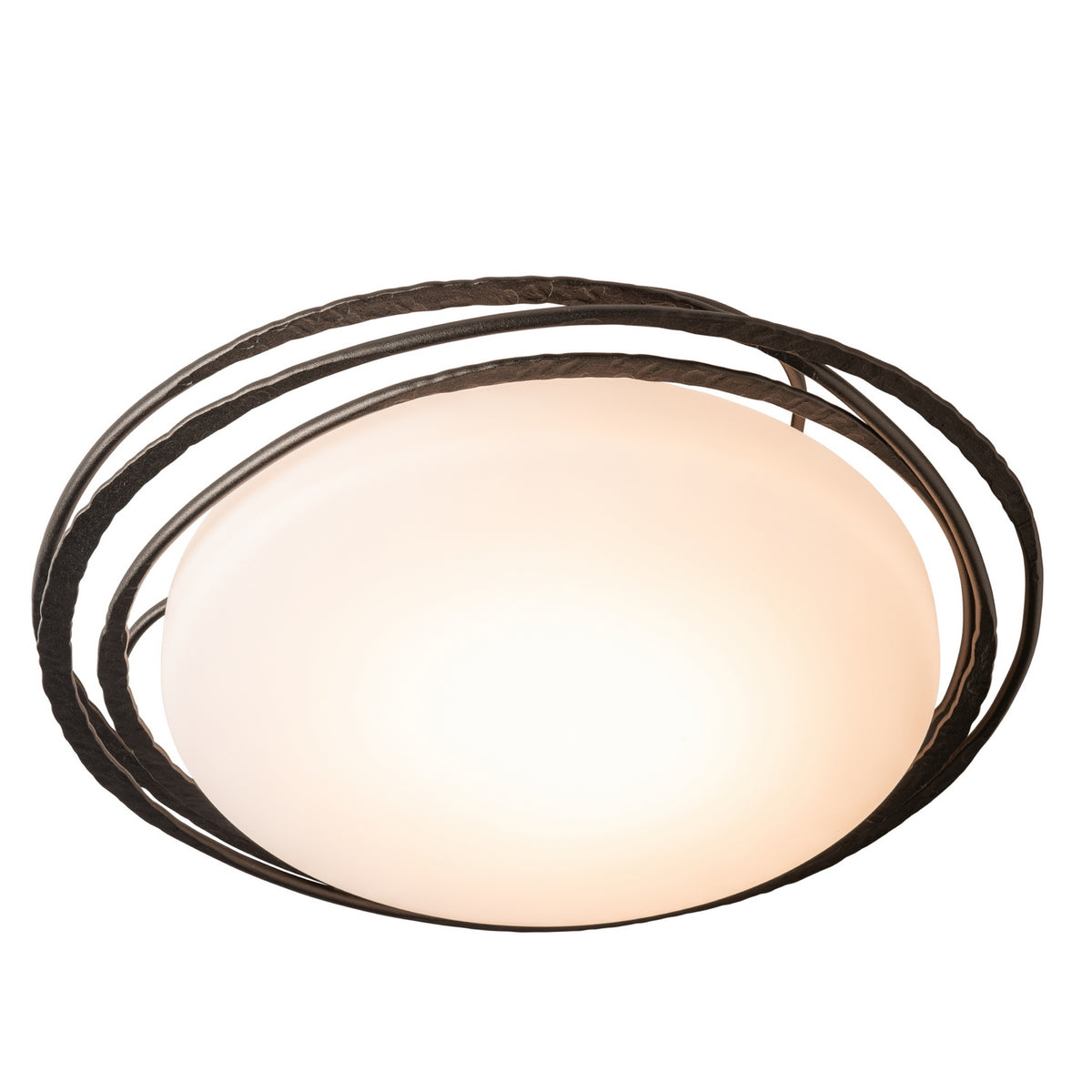 Hubbardton Forge - 122111-LED-14-GG0097 - Nova Small LED Flush Mount - Nova - Oil Rubbed Bronze