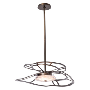 Hubbardton Forge - 131001-LED-MULT-07-ZM0881 - Muse LED Pendant - Muse - Dark Smoke
