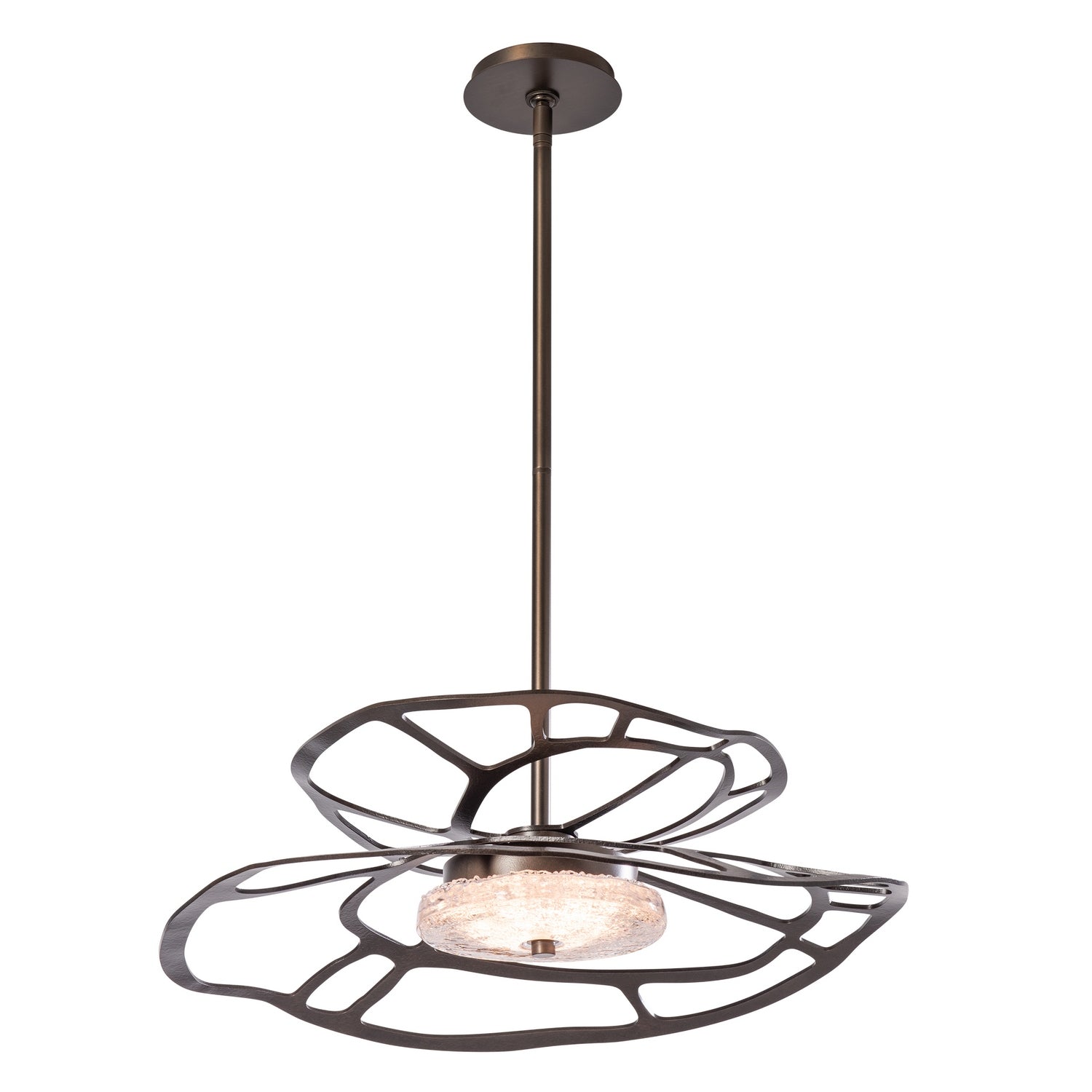 Hubbardton Forge - 131001-LED-MULT-07-ZM0881 - Muse LED Pendant - Muse - Dark Smoke