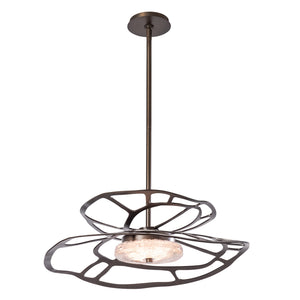 Hubbardton Forge - 131001-LED-MULT-07-ZM0881 - Muse LED Pendant - Muse - Dark Smoke