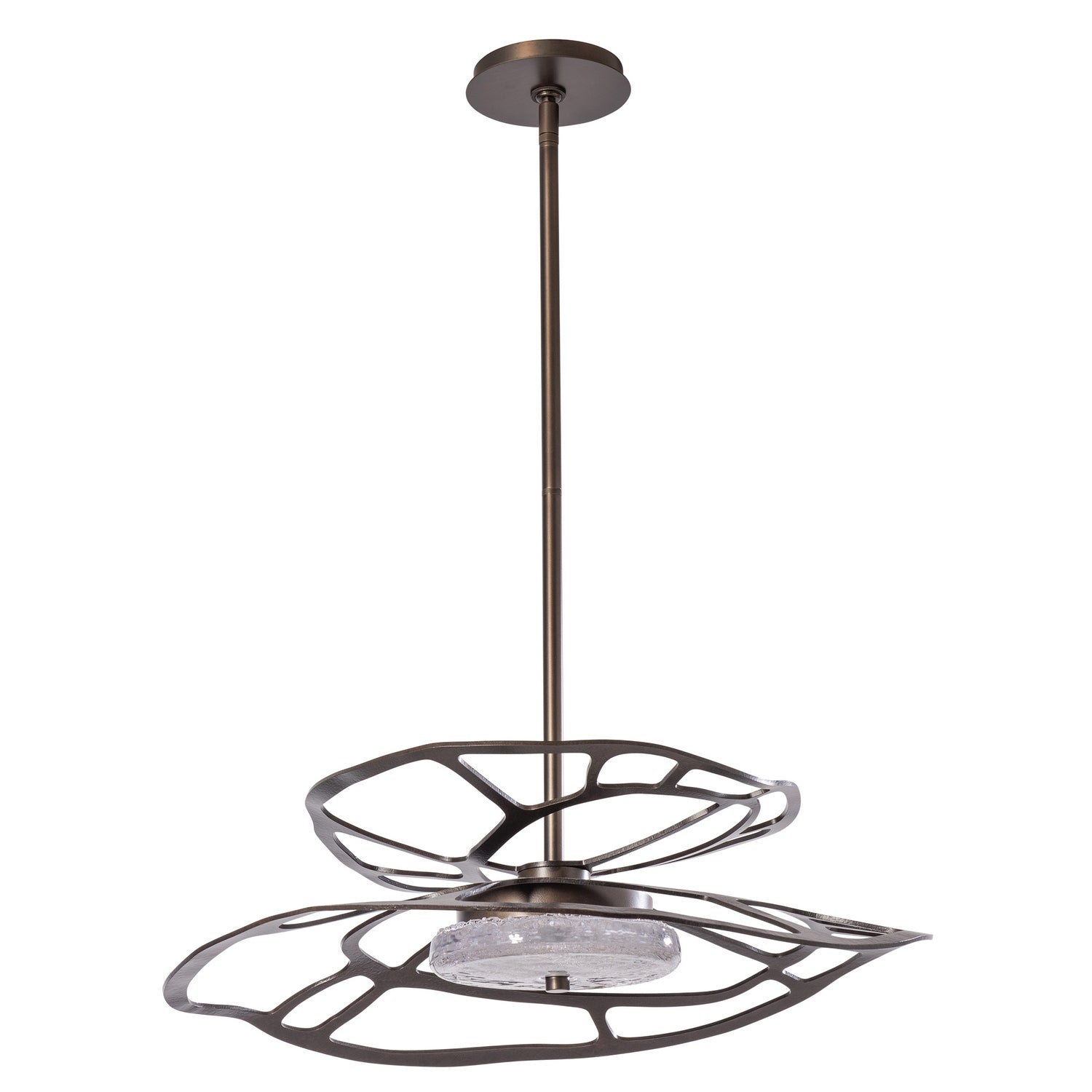 Hubbardton Forge - 131001-LED-MULT-07-ZM0881 - Muse LED Pendant - Muse - Dark Smoke