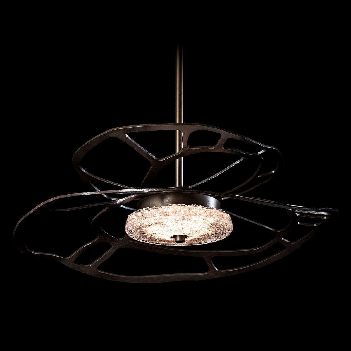 Hubbardton Forge - 131001-LED-MULT-07-ZM0881 - Muse LED Pendant - Muse - Dark Smoke