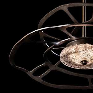 Hubbardton Forge - 131001-LED-MULT-07-ZM0881 - Muse LED Pendant - Muse - Dark Smoke