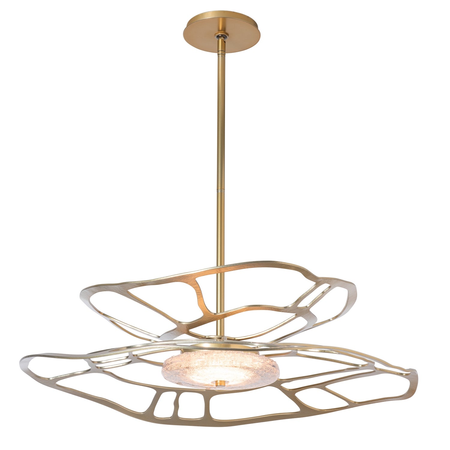 Hubbardton Forge - 131002-LED-MULT-86-ZM0883 - Muse LED Large Pendant - Muse - Modern Brass