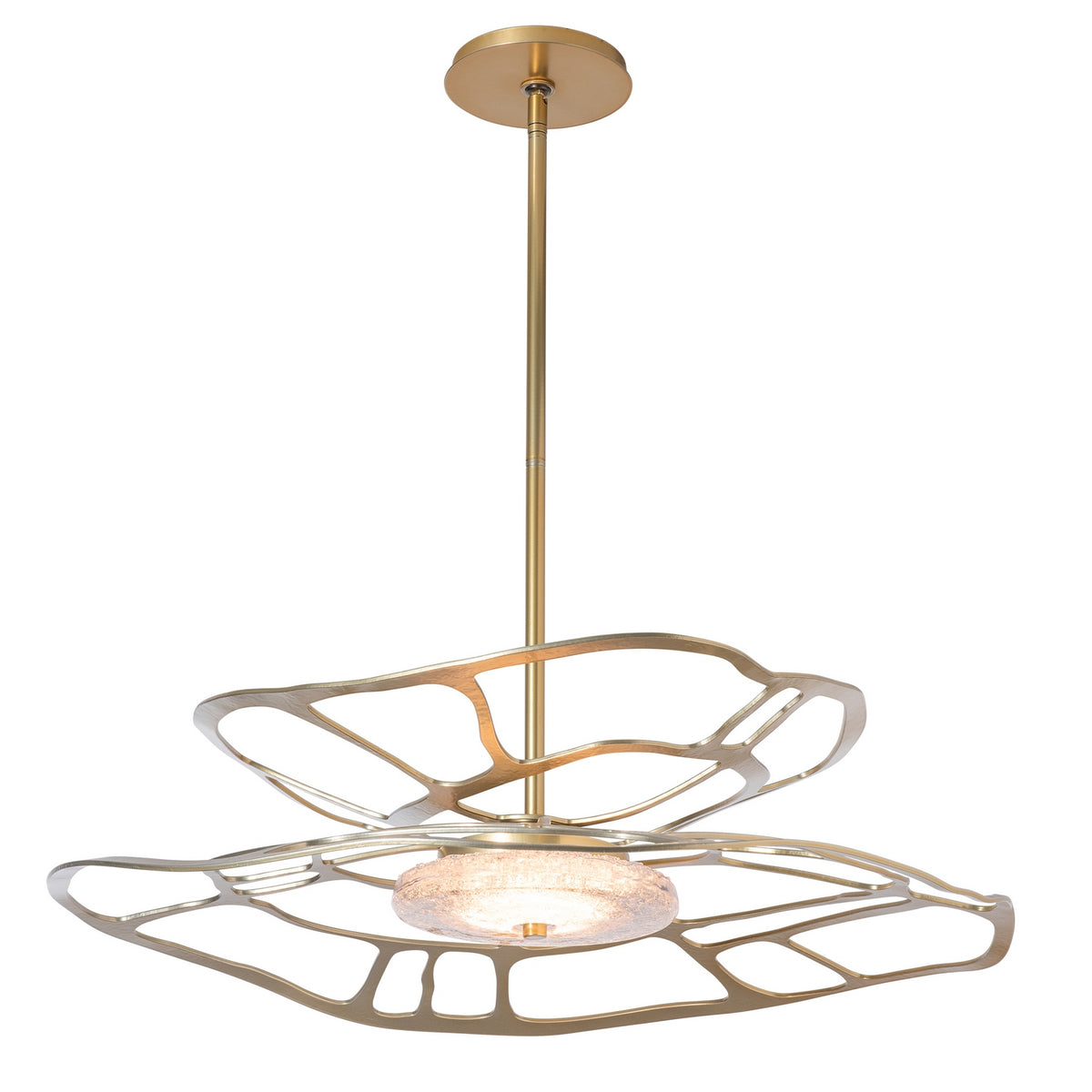 Hubbardton Forge - 131002-LED-MULT-86-ZM0883 - Muse LED Large Pendant - Muse - Modern Brass