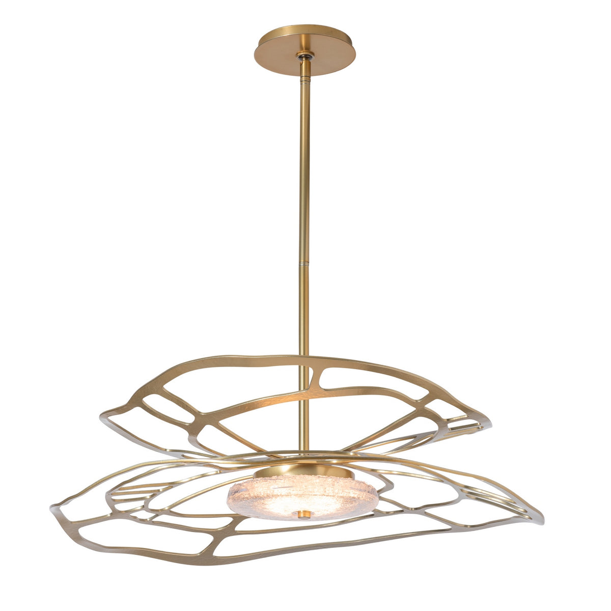 Hubbardton Forge - 131002-LED-MULT-86-ZM0883 - Muse LED Large Pendant - Muse - Modern Brass