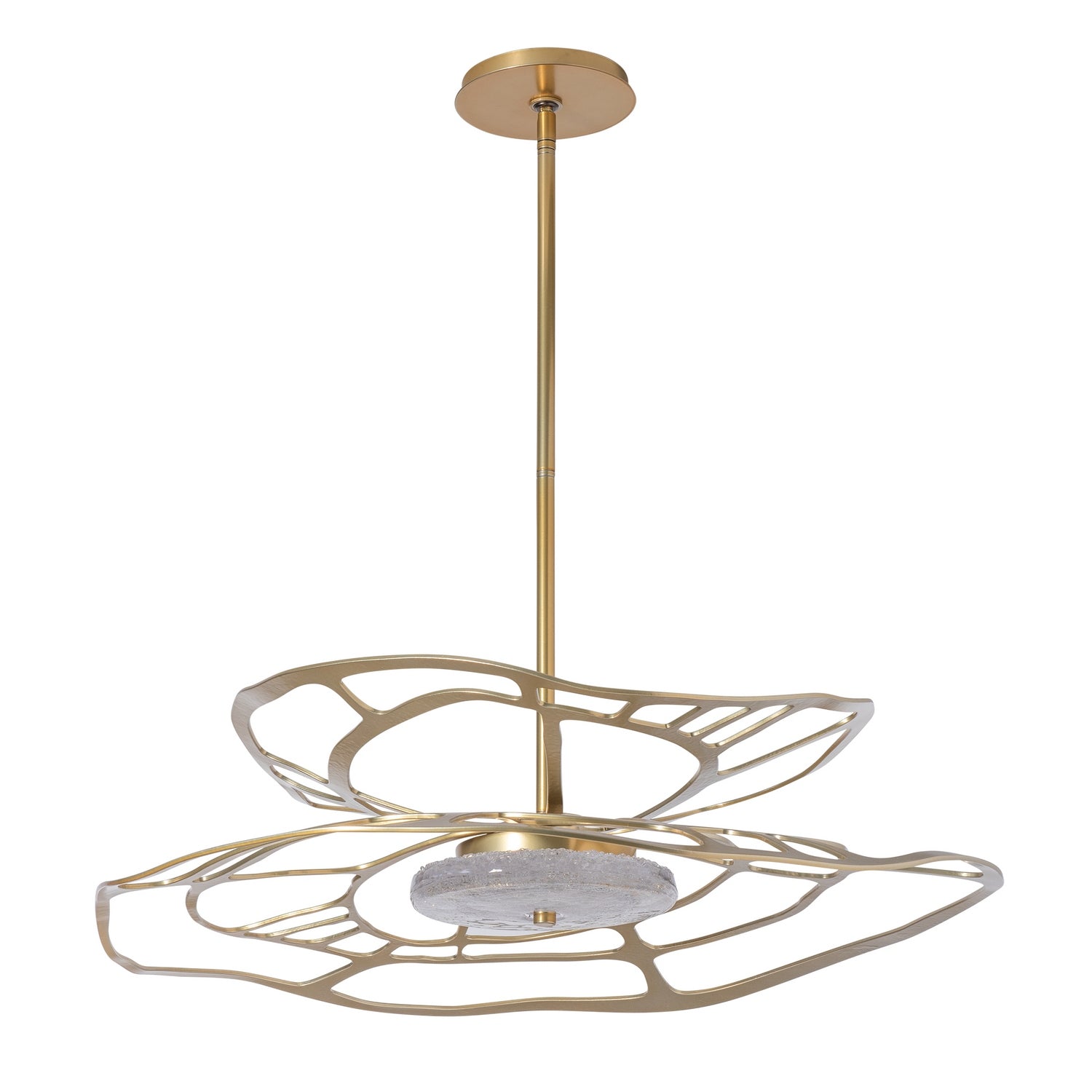 Hubbardton Forge - 131002-LED-MULT-86-ZM0883 - Muse LED Large Pendant - Muse - Modern Brass