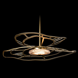 Hubbardton Forge - 131002-LED-MULT-86-ZM0883 - Muse LED Large Pendant - Muse - Modern Brass
