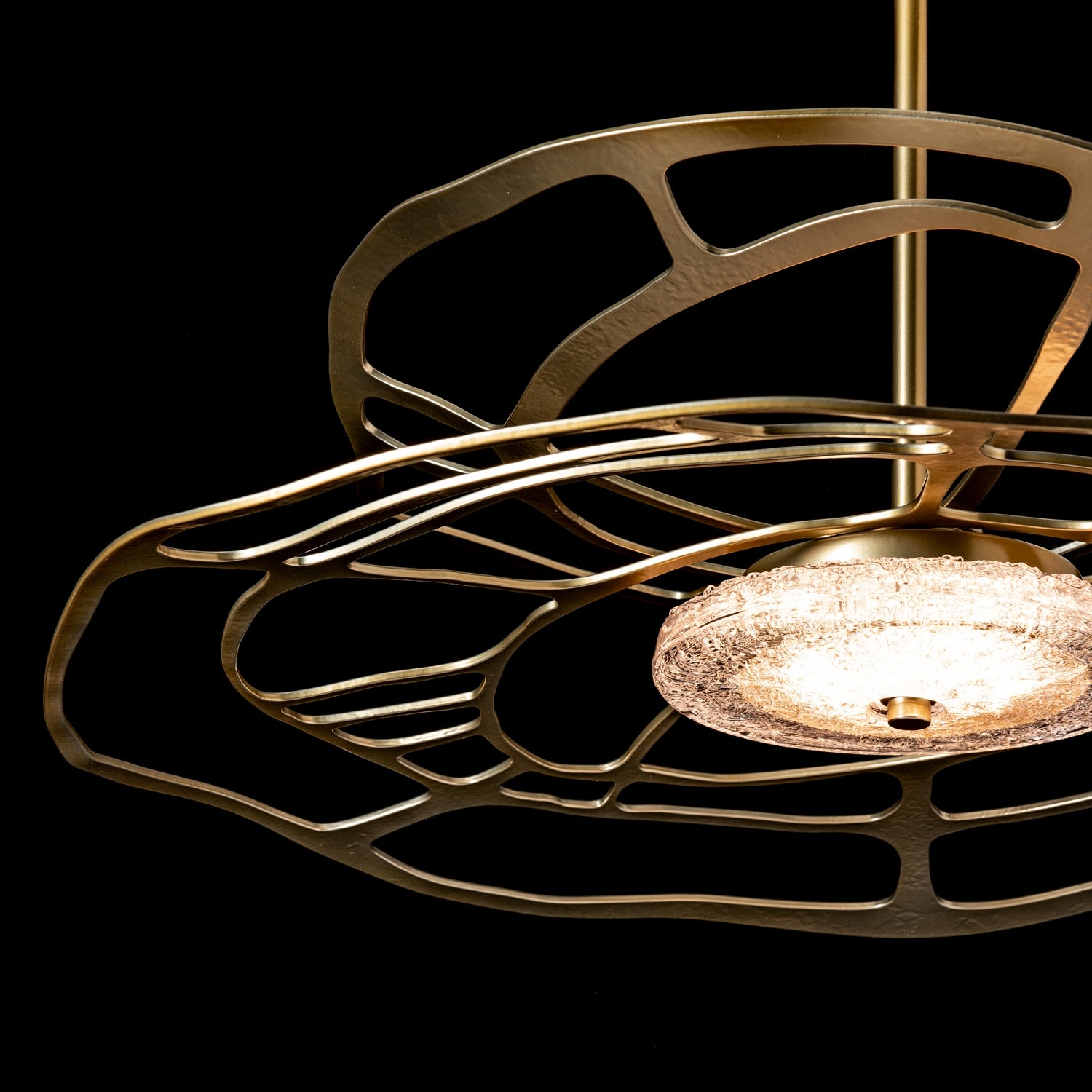 Hubbardton Forge - 131002-LED-MULT-86-ZM0883 - Muse LED Large Pendant - Muse - Modern Brass