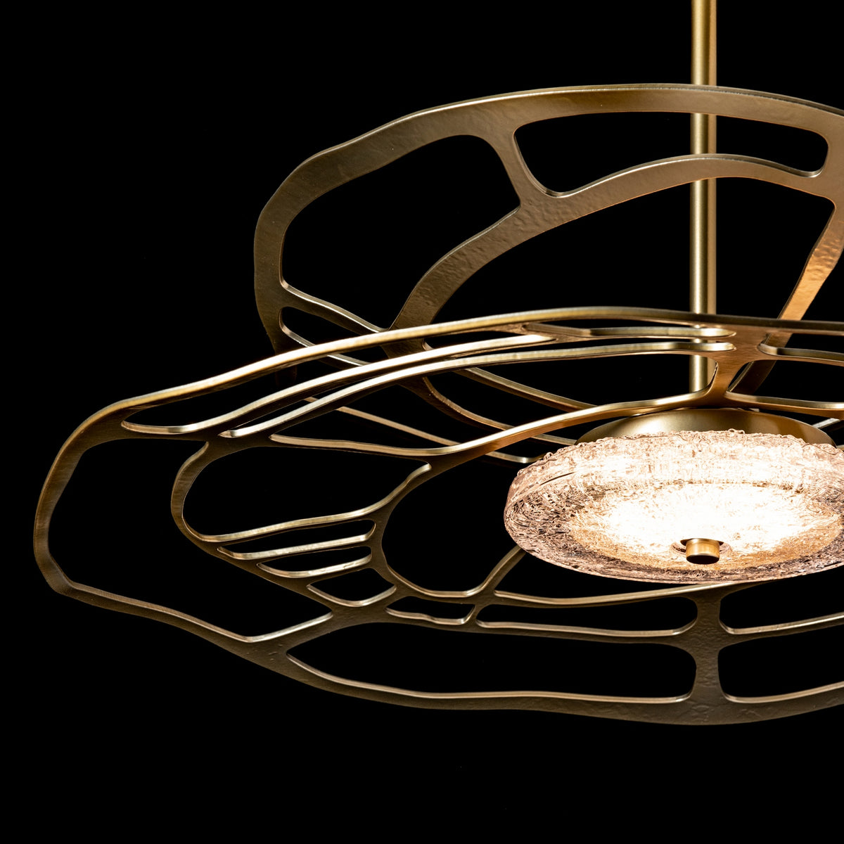 Hubbardton Forge - 131002-LED-MULT-86-ZM0883 - Muse LED Large Pendant - Muse - Modern Brass