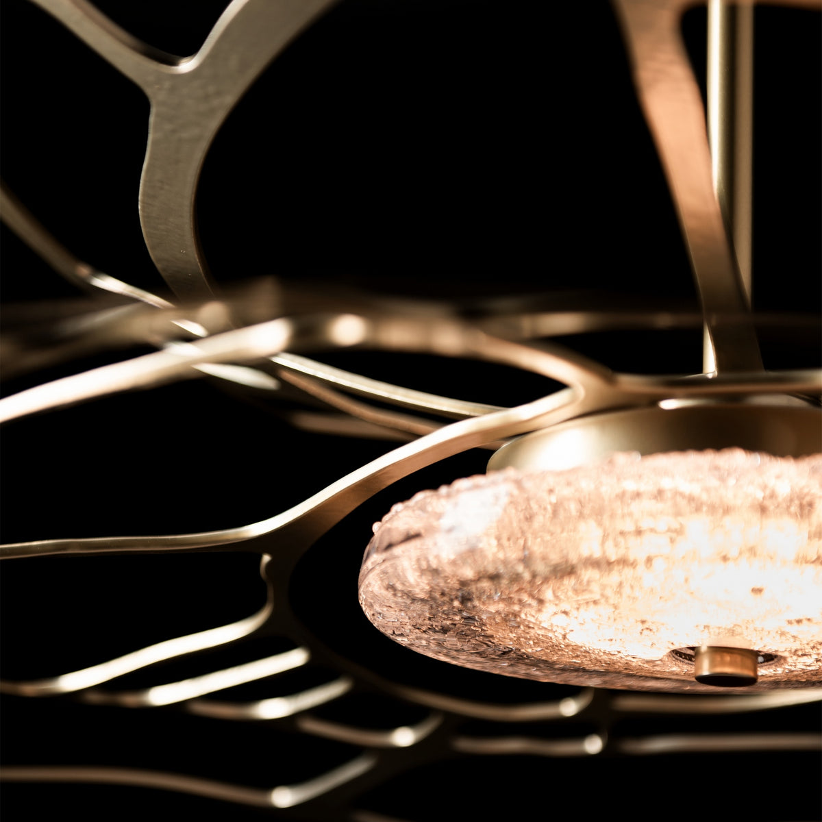 Hubbardton Forge - 131002-LED-MULT-86-ZM0883 - Muse LED Large Pendant - Muse - Modern Brass