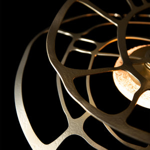 Hubbardton Forge - 131002-LED-MULT-86-ZM0883 - Muse LED Large Pendant - Muse - Modern Brass