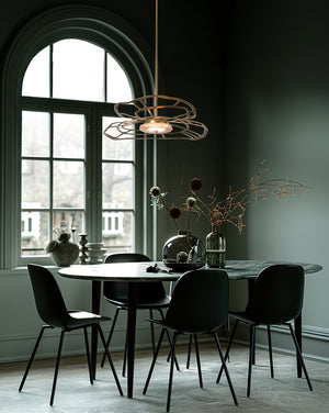 Hubbardton Forge - 131002-LED-MULT-86-ZM0883 - Muse LED Large Pendant - Muse - Modern Brass