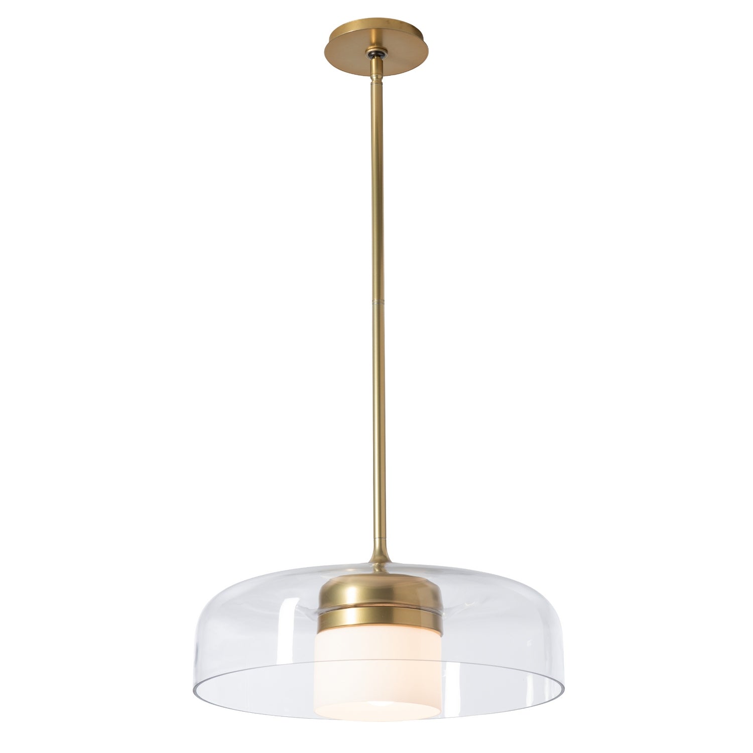 Hubbardton Forge - 131003-SKT-MULT-86-ZM0878 - Sora Pendant - Sora - Modern Brass