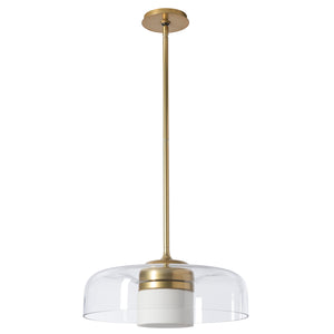 Hubbardton Forge - 131003-SKT-MULT-86-ZM0878 - Sora Pendant - Sora - Modern Brass