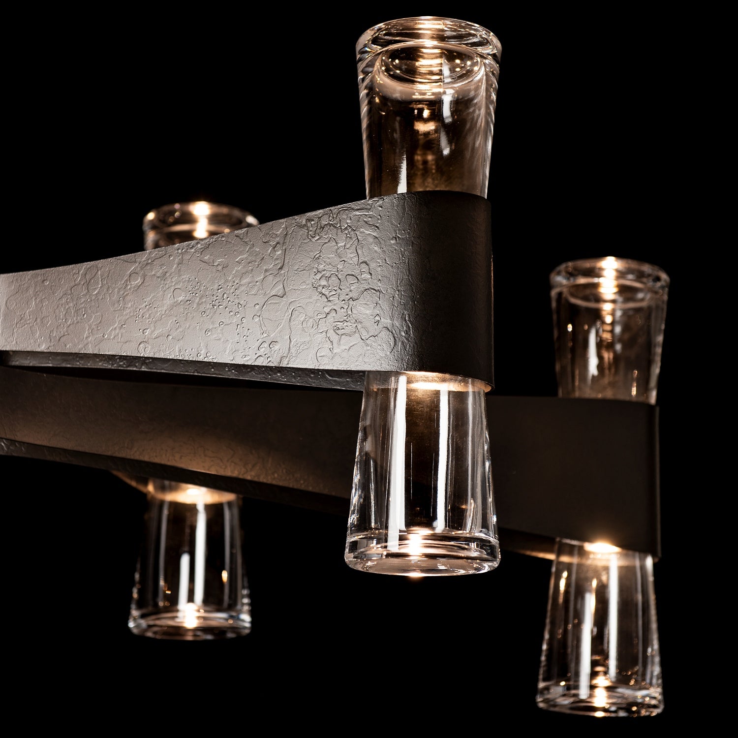 Hubbardton Forge - 131009-SKT-MULT-07-ZM0888 - Bellis 6-Arm 12-Light Oval Chandelier - Bellis - Dark Smoke