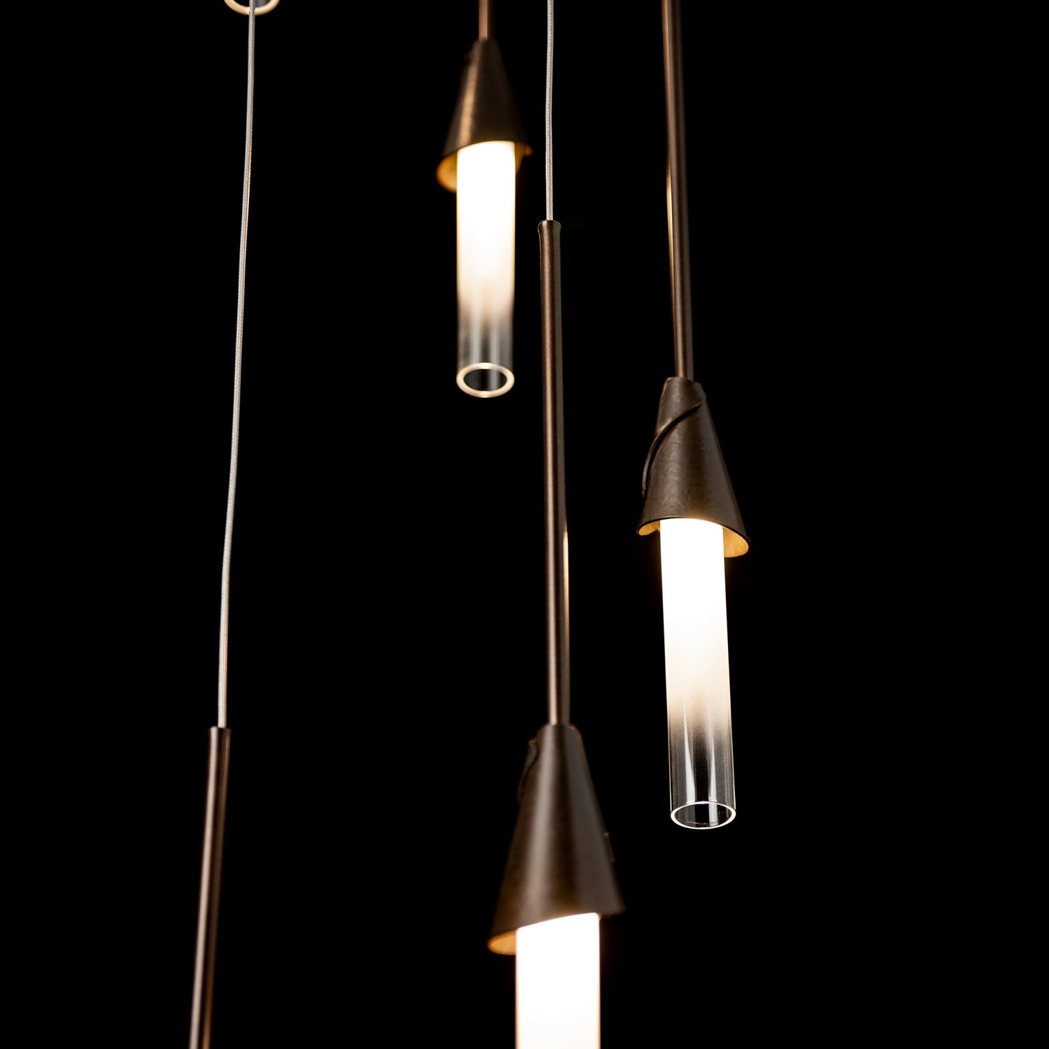 Hubbardton Forge - 131163-SKT-STND-05-WC0821 - Lilium 5-Light Round Pendant - Lilium - Bronze