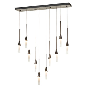 Hubbardton Forge - 131165-SKT-STND-07-WC0821 - Lilium 10-Light Linear Pendant - Lilium - Dark Smoke