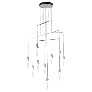 Hubbardton Forge - 131166-SKT-STND-85-WC0821 - Lilium 10-Light Mobile Pendant - Lilium - Sterling