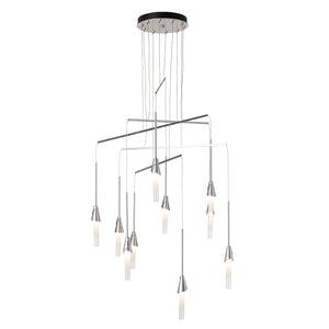 Hubbardton Forge - 131166-SKT-STND-85-WC0821 - Lilium 10-Light Mobile Pendant - Lilium - Sterling