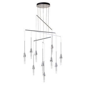 Hubbardton Forge - 131166-SKT-STND-85-WC0821 - Lilium 10-Light Mobile Pendant - Lilium - Sterling
