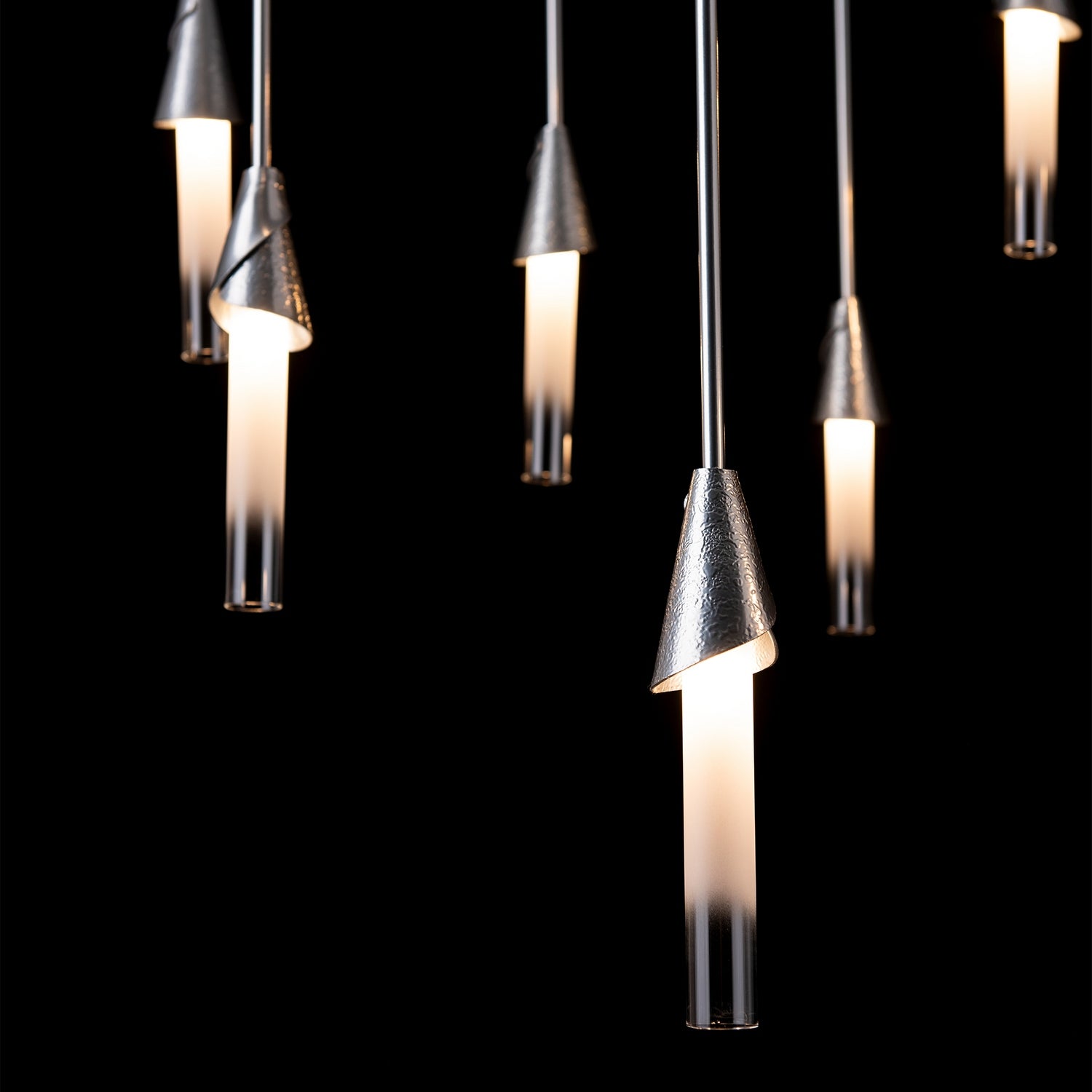 Hubbardton Forge - 131166-SKT-STND-85-WC0821 - Lilium 10-Light Mobile Pendant - Lilium - Sterling