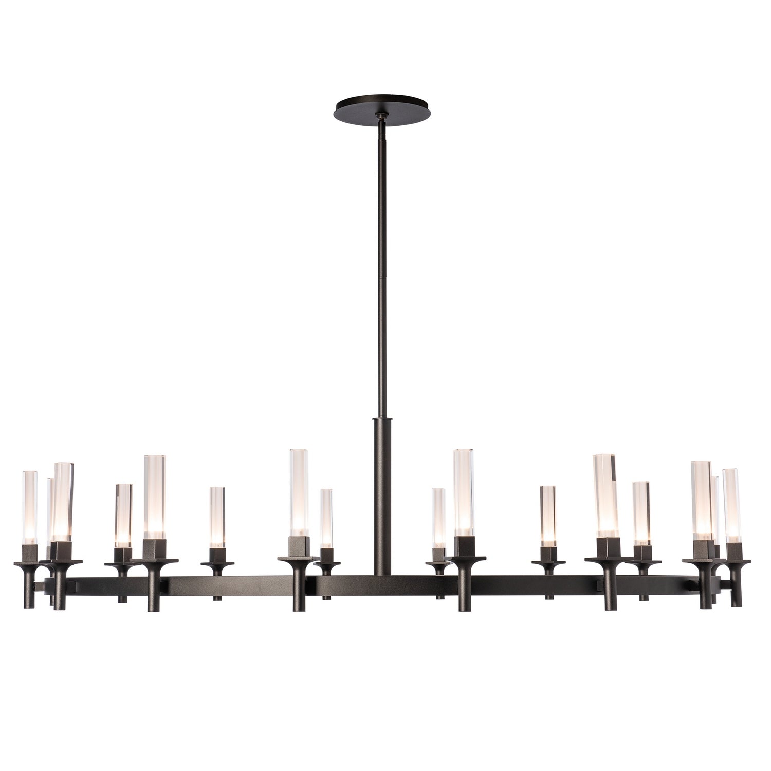 Hubbardton Forge - 131621-SKT-MULT-14-FD0886 - Windsor 16-Light Chandelier - Windsor - Oil Rubbed Bronze