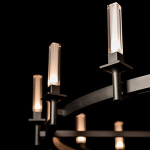 Hubbardton Forge - 131621-SKT-MULT-14-FD0886 - Windsor 16-Light Chandelier - Windsor - Oil Rubbed Bronze